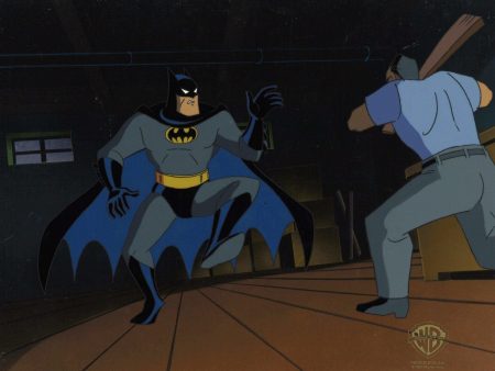 Batman The Animated Series Original Production Cel: Batman For Discount