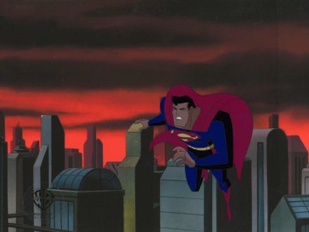 Superman the Animated Series Original Production Cel: Superman Online Hot Sale