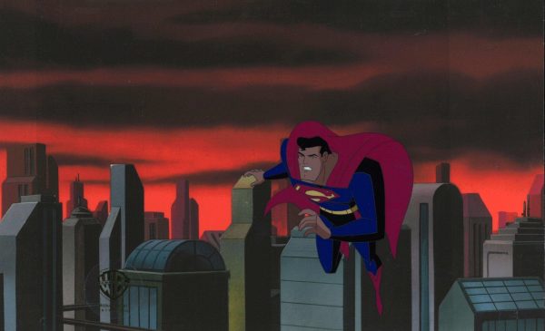 Superman the Animated Series Original Production Cel: Superman Online Hot Sale