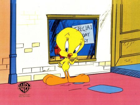 Looney Tunes Original Production Cel: Tweety Bird Fashion