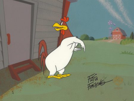 Looney Tunes Original Production Cel with Matching Drawing: Foghorn Leghorn Online now