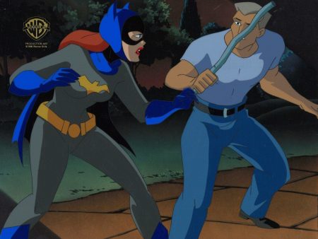 Batman and Mr. Freeze SubZero Original Production Cel: Batgirl Sale