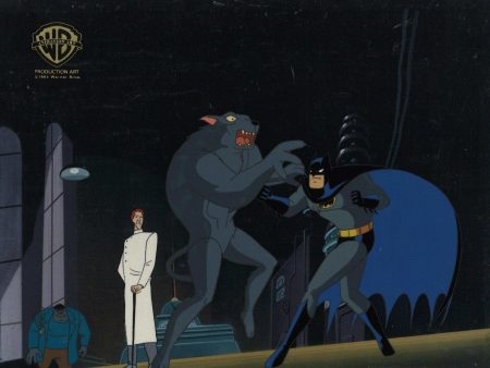 Batman The Animated Series Original Production Cel: Batman and Tygrus Fashion