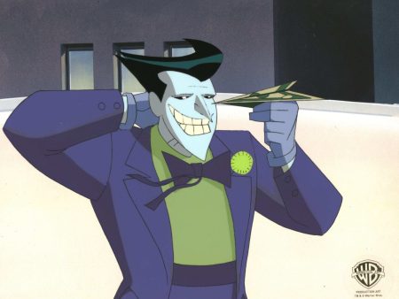 The New Batman Adventures Original Production Cel With Matching Drawing: Joker Online Sale