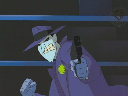 The New Batman Adventures Original Production Cel with Matching Drawing: Joker Fashion