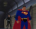 Superman the Animated Series Original Production Cel: Superman and Talia Al Ghul Hot on Sale