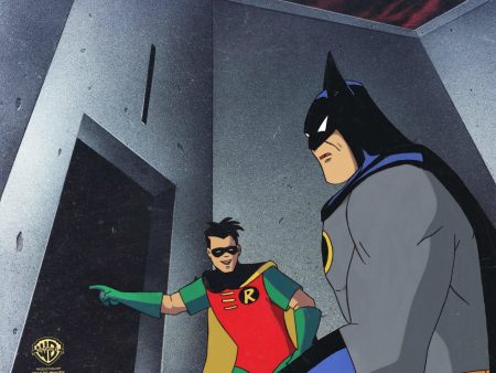 Batman The Animated Series Original Production Cel: Batman and Robin For Cheap