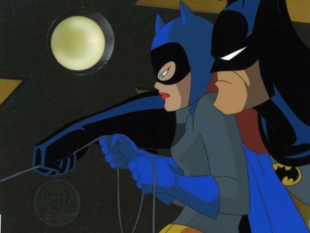 Batman The Animated Series Original Production Cel: Batman and Batgirl For Discount