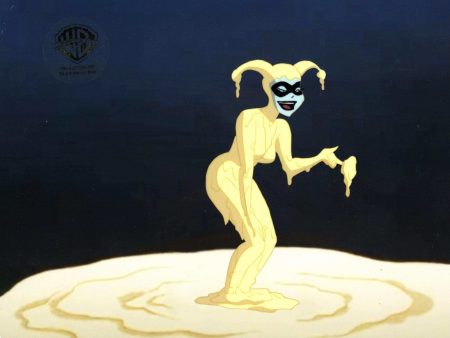 The New Batman Adventures Original Production Cel with Matching Drawing: Harley Quinn on Sale