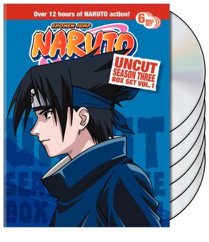 NARUTO (ANIME)  - DVD-SEASON THREE, BOX SET VOL. 1 Cheap