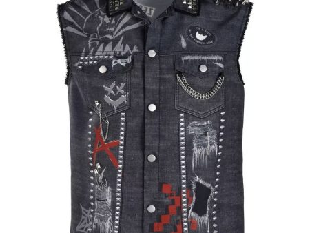 Punk Vest Adult L   Xl For Discount