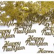 Metallic Confetti Happy New Year Gold 4cm, 3grams For Sale