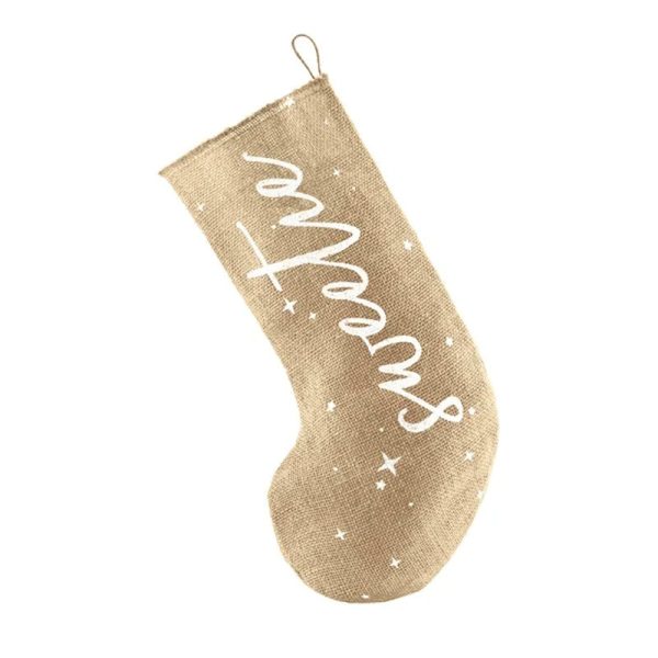 Decorative Stocking Sweetie White 23cm Sale