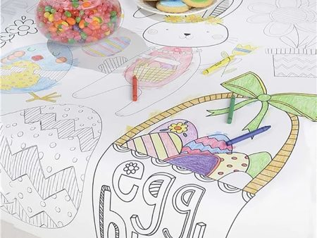 Easter Coloring Paper Tablecover Online Hot Sale