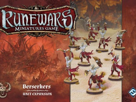 Runewars Miniatures Game: Berserkers - Unit Expansion For Sale